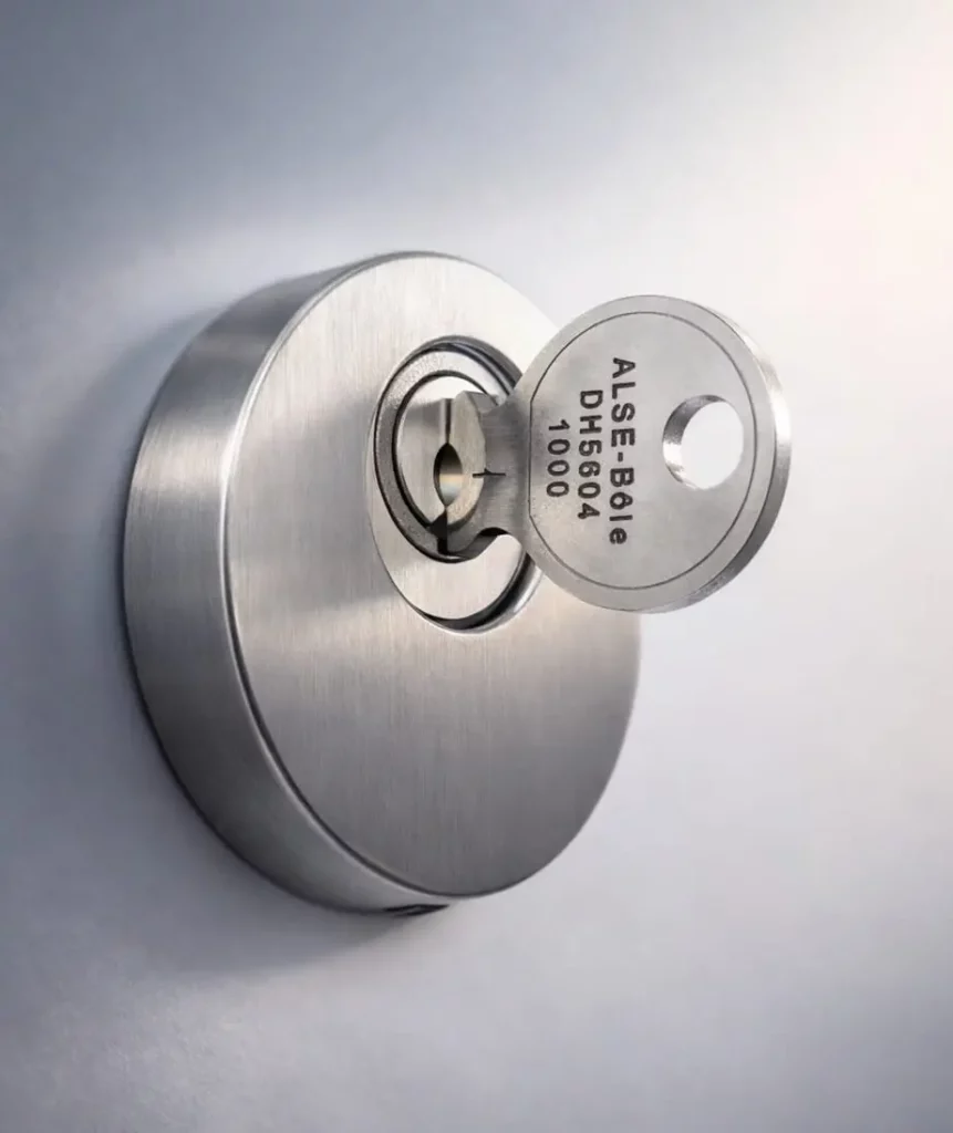 Photo d'exemple pour une mise en passe mécanique, avec plan de clés sécurisés